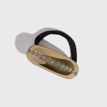 Load image into Gallery viewer, Holiday Metal Rhinestone Cloud Cuff - Medium