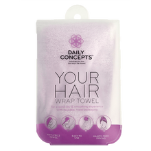 Load image into Gallery viewer, Daily Concepts. Daily Hair Towel Wrap