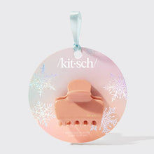 Load image into Gallery viewer, Holiday Recycled Plastic Claw Clip | Rosewood