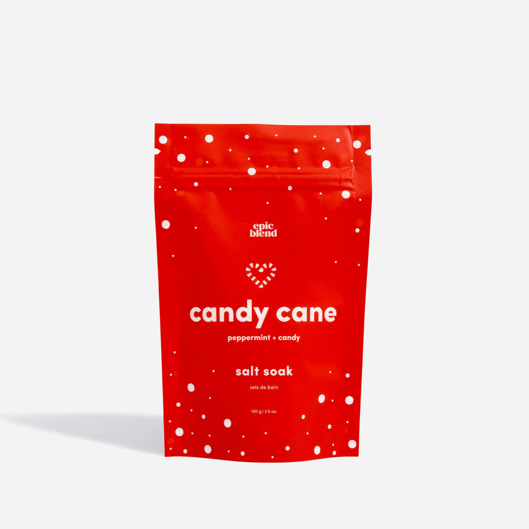 Candy Cane Salt Soak | Vegan