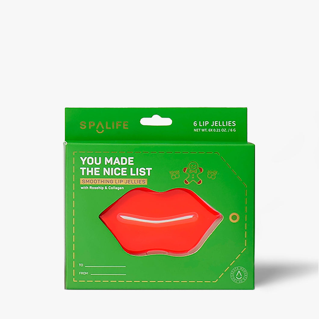 Christmas “Nice List” Lip Mask Gift Set – 6 Pairs