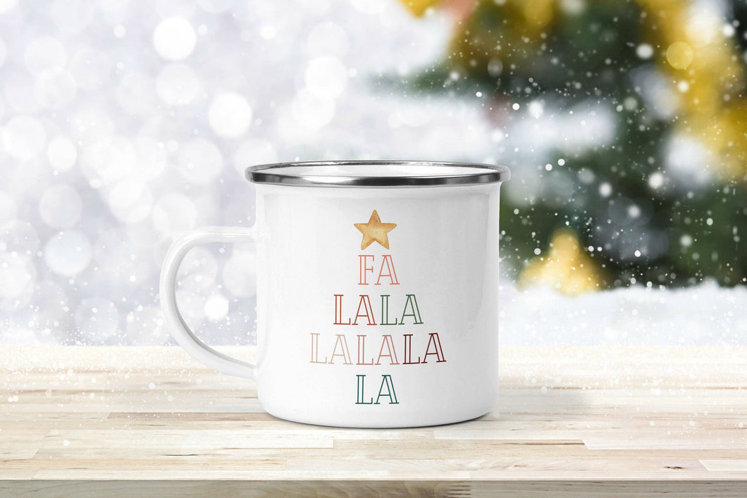 Falalala | Enamel Mug