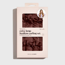 Load image into Gallery viewer, XL Satin Heatless Curling Set - Chocolate
