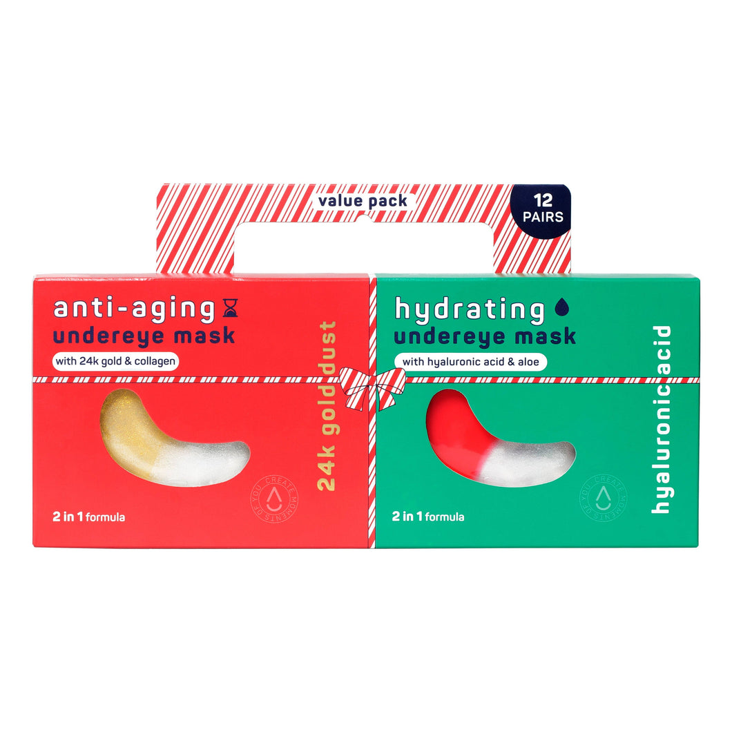 Anti-Aging & Hydrating Undereye Mask Duo – Value Pack