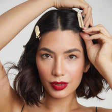 Load image into Gallery viewer, Holiday Gift of Glam Creaseless Clips | 2pc Set - Rhinestone
